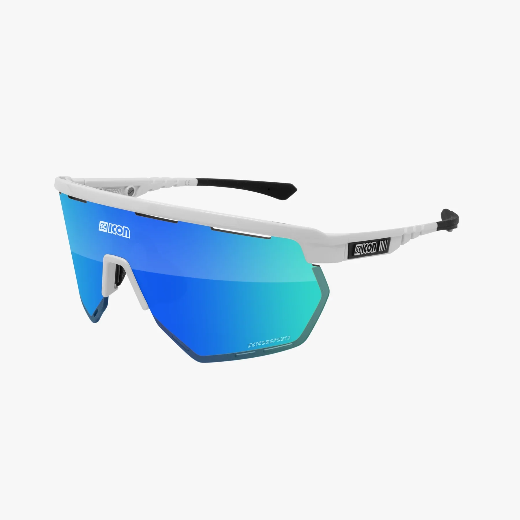 SCICON AEROWING White Gloss / Multimirror Blue - Image 4