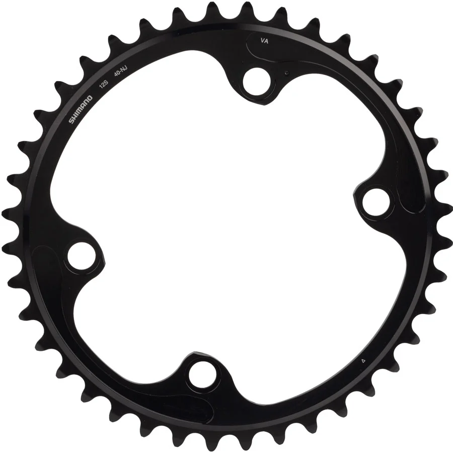 Shimano Dura-Ace FC-R9200 12-Speed Chainring - Asymmetric 110 BCD BLK - Image 4
