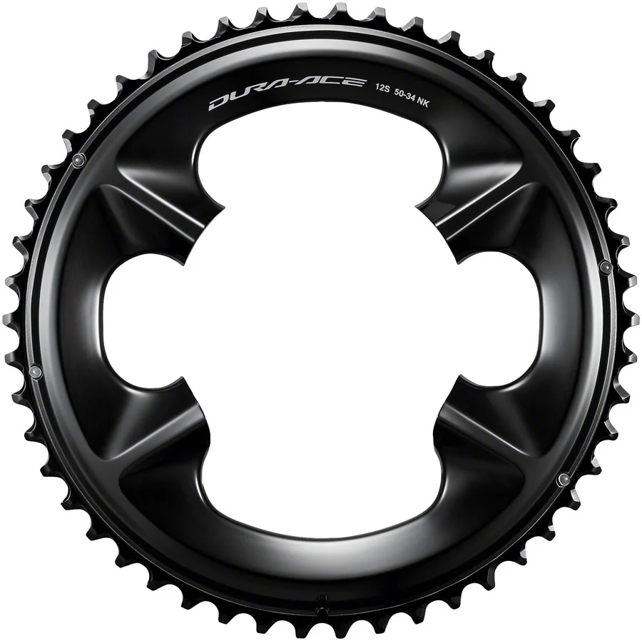 Shimano Dura-Ace FC-R9200 12-Speed Chainring - Asymmetric 110 BCD BLK - Image 5