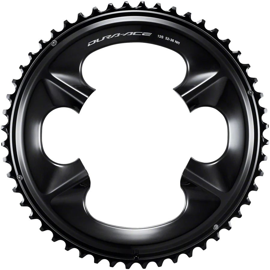 Shimano Dura-Ace FC-R9200 12-Speed Chainring - Asymmetric 110 BCD BLK - Image 7