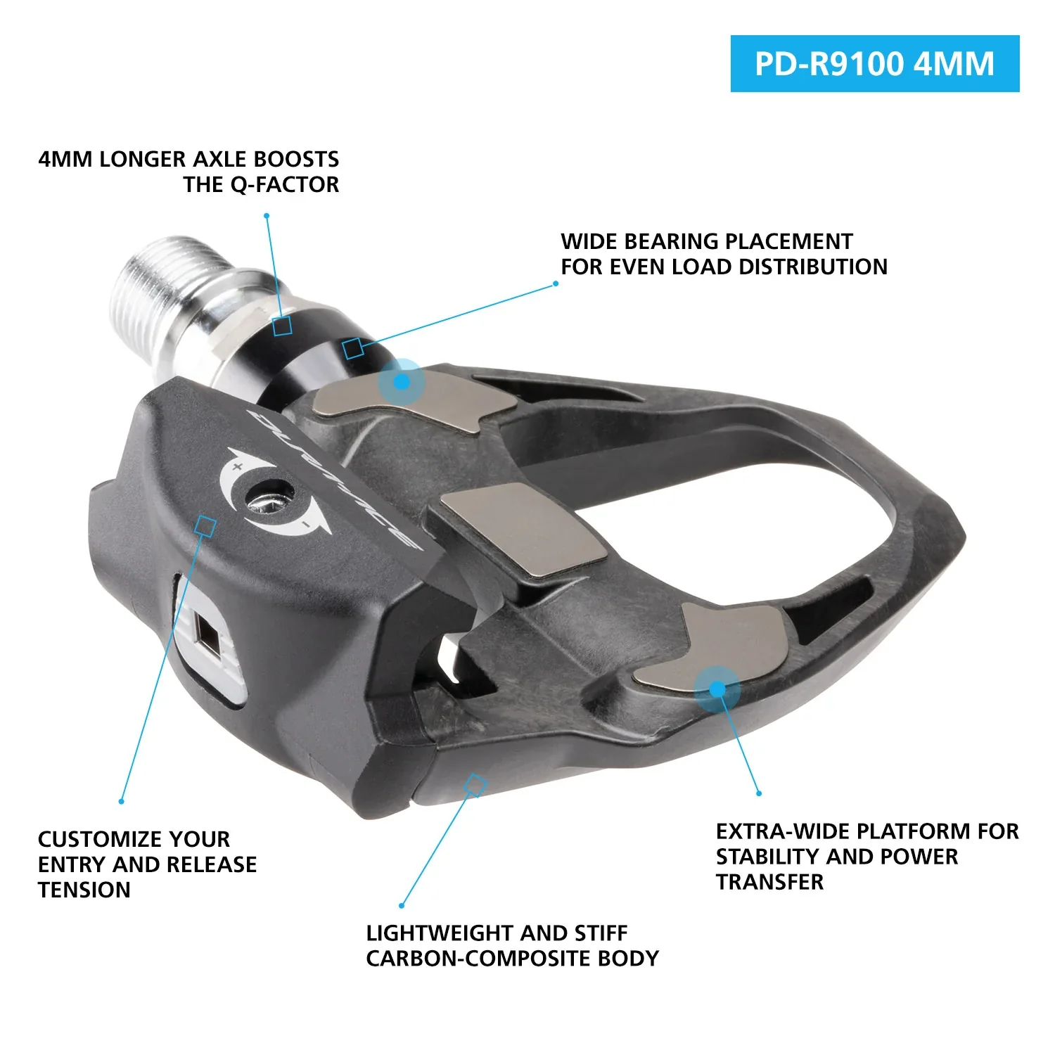 Shimano DURA-ACE PD-R9100 | w/o Reflector | w/Cleat - Image 3