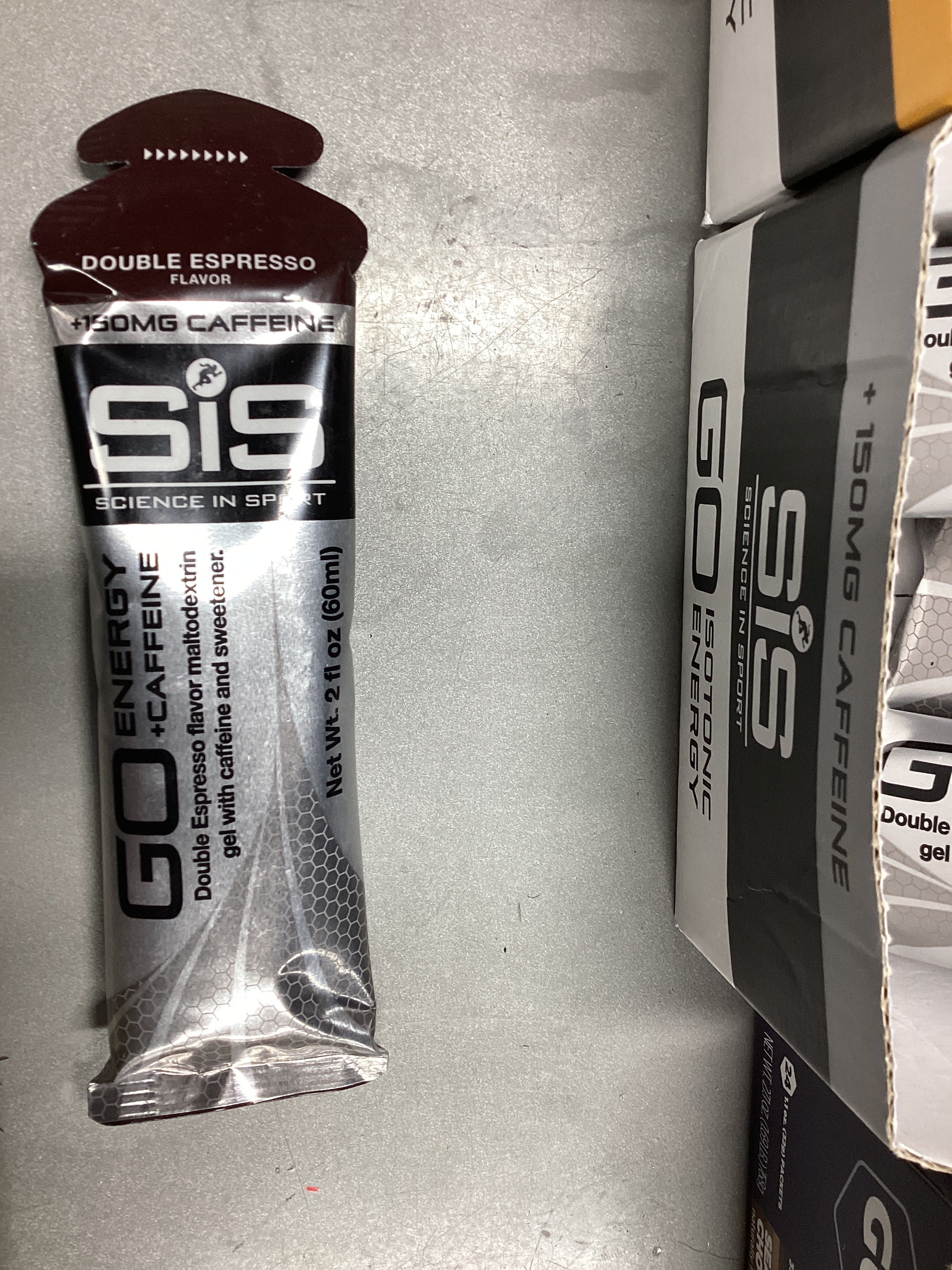SIS DOUBLE ESPRESSO GEL CAFFEINE SINGLE