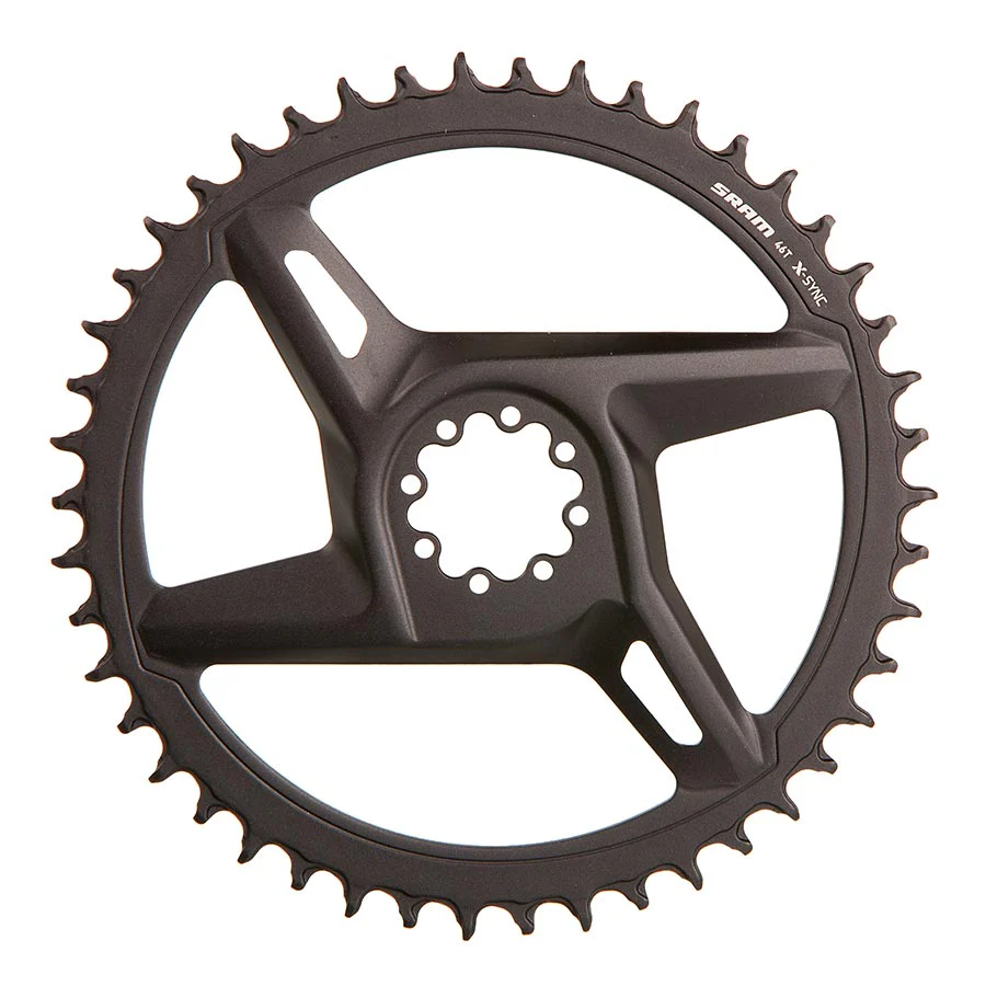 SRAM X-Sync Road Direct Mount Chainring Rival - 46t 12-Speed 8-Bolt Direct Mount BLK - Image 2