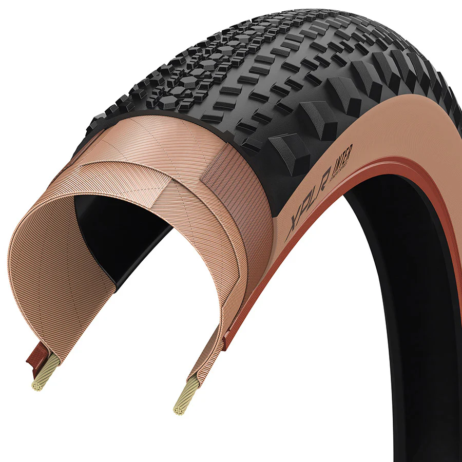 Zipp Goodyear XPLR Inter Gravel Tire 700x50C Folding Tubeless Ready Dynamic:UHP M:Wall Black